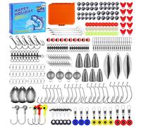 Fishing Lures Calendar, Advent Countdown 2025, 4.92inches, Tackle Box Set, Surprise Lure gift, 257-Piece Kit, Ideal for Dad, Men, Boys, Teens, Husband, Holiday Celebration, Fishing Fans