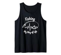 Fishing My Way of Life Outdoor smen Moulinet Hobby Débardeur