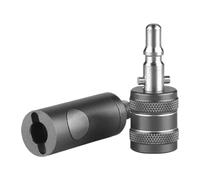 Fishing Net Joint Fitting, Dip Nets Connector Adapter, Rod Head Replacement Converter, Threaded Pole Connectors for Landing, Family, Friends, Colleagues, Lake Trip, Travel, 7.5/1.5/1.5 inches