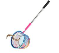 Fishing Nets - Extendable Frog Catching Net, Heavy Duty Non Slip Handle Skimmer, Durable Outdoor Tool For Water Play, Lightweight Telescopic Net Design | Swimming Camping Summer Activity Use