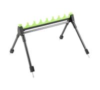 Fishing Pole Holders, Ground Rod Rack, 17.72x18.11x24.8 inches Telescoping Storage Stand, Foldable 12 Slots Gear for Shore Use by Grandpa Father Uncle Husband During Catching Trips and Relaxation