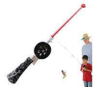Fishing Pole, Kids Rod Toy, Small Portable Fishing Gear for Children, Beginner Set Outdoor Play, Kid, Toddler, Camping, Lake, Backyard, Beach, Travel, Comfortable, Outdoors, 20.7/5.7/9.1 inches