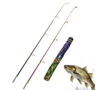 Fishing Pole - Winter Casting Rod Tackle Gear, Lightweight Portable Design, for Saltwater and Freshwater, Perfect for Beginner & Adult Targeting Catfish, Ice Fishing Accessory, 20.5 cm x 3.07 inch