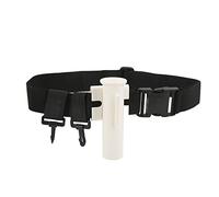 Fishing Rod Belt ABS Plastic Regulable Safety Buckle Hook Design Waist Fishing Rod Holder for Rock Fishing Boat Fishing