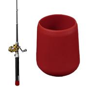 Fishing Rod Butt Cushion - Capuchons d'extrémité de tige de pêche - Protection d'extrémité de pole en silicone - Coussinets antidérapants pour poignée de canne à pêche - Accessoire durable pour les