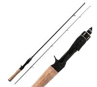 Fishing Rod Canne à pêche Casting légère en Carbone Rapide UL/L, Pointe Solide, Poids de leurre 0.5 8g, Ligne WT 2-8lb, Canne la Carpe, Truite(Casting Rod,1.68M)