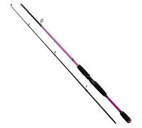 Fishing Rod Canne à pêche Casting ultralégère, 2 Sections, leurre, Ligne de 8 25g, Pointe 15lb, matériel Rapide, ultraléger, for Truite et Bar(Spinning Rod,1.8M)