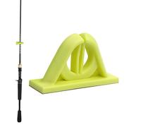 Fishing Rod Display Rack Fishing Pole Holder Silicone Angling Tackles Rack | Wall-Mounted Holder Fishing Rod Wall Holder Vertical Mount For Balcony Apartment Living Room Father Homeowners Enthusiasts