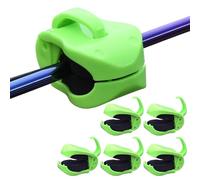 Fishing Rod Holder Clip - 6-Piece Anti-Slip Reusable Multifunction Fishing Rod Clips, Secure Support for Seawater, River, Lake, Stream, Jigging, Trolling Or Casting