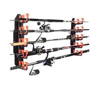 Fishing Rod Holder | Fishing Pole Organizer - Holds Up To 10 Rods, Quick-Release Stick Organizer For Kayak, Paddle, Offshore, Horizontal Space-Saving Storage For Professional, Boats And Decks