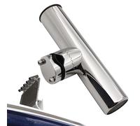 Fishing Rod Holder, Stainless Steel Mount, Adjustable Angle Lock, Rust-Resistant Marine Build, Rod Mounting Bracket,for Boat, Kayak, Deck, Rail, Inshore, Shore, Surf Use, Silver
