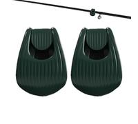 Fishing Rod Holders, 2-Piece Pole Clips, Secure Rod Protection Mount, 1.77x1.18x0.79 inches, Compact Outdoor Gear Accessory, for River, Lake, Surf, Camping, Travel, Backpacks, Daily Use, Beginner