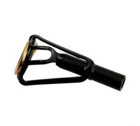 Fishing Rod pour Tip Top Guide Ring Stainless Steel Fishing Rod | Stainless steel frame, ceramic insert, prevents line wear, black finish, rod repair essential