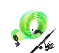 Fishing Rod Sleeve - Angling Tackle Protector, Mesh Trolling Rod Sock, Anglers Fishermen Gear, Tournament Guide Accessories, Men Fathers Saltwater Freshwater, Sea Stream River Lake Reservoir Fishing T