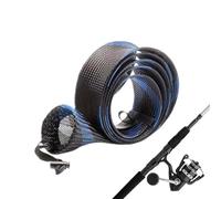 Fishing Rod Sleeve - Angling Tackle Protector, Mesh Trolling Rod Sock, Anglers Fishermen Gear, Tournament Guide Accessories, Men Fathers Saltwater Freshwater, Sea Stream River Lake Reservoir Fishing T