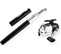 Fishing Rod With Pen And Telescopic Pocket Reel 39""/55""/63""+Reel,Mini Fishing Rod Ultralight For Travel Fishing