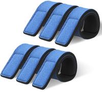 Fishing Rods Belt, 6pcs Fishing Rods Anti-Skid Straps Fit For Casting Rods, Spinning Rods And Fly Rods (Blue)