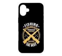 Fishing Solves Most of My Problems Hunting Hunter Life Coque pour iPhone 16 Plus
