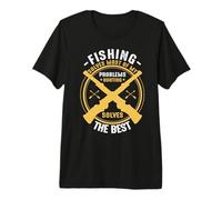 Fishing Solves Most of My Problems Hunting Hunter Life T-Shirt Haut de Gamme