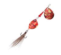 Fishing Spinner Baits, Sinking Spinnerbaits, 4.33x1.57x0.59 inches Long Distance Casting Lures & Multiple Species Design, Sequins Flash Blades for Bass Salmon Catfish Walleye Musky Angling Accessory