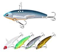 Fishing Spoon With Triple Hook Reinforced Copper Blade, High Quality Fishing Spinners, Fishing Lures For Bass Trout Crappie, Fishing Jigs For Freshwater And Saltwater