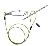 Fishing Stringer - Acier inoxydable - Câble à dégagement rapide - Reliabilité longue durée | Quick Release, 3,94 FT Live Fish Lock for Fishermen Boat, Kayak, Saltwater Freshwater Spearfishing