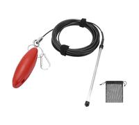 Fishing Stringer - Stainless Steel | Tackle Gear Equipment with Floater | Fish Stringer Holder for Freshwater, Saltwater ,Outdoor ,River, Lake, Pond ,Reservoir ,Shore, Morning, Night.