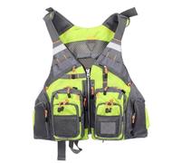 Fishing Swimming Vest High Buoyancy Breathable Safety Swimming Vest Adjustable Strap for Kayaking Sailing Paddle Boarding Water Sports Activities Outdoor Gear Men Women Adults(Green)