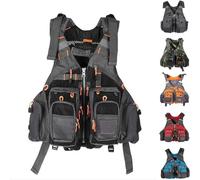 Fishing Swimming Vest High Buoyancy Breathable Safety Swimming Vest Adjustable Strap for Kayaking Sailing Paddle Boarding Water Sports Activities Outdoor Gear Men Women Adults(Black)