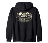 Fishing That's The Plan Funny Fisherman Sweat à Capuche