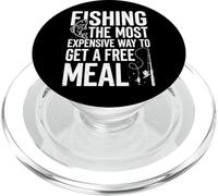 Fishing The Most Expensive Way to Get A Free Meal Pêcheur PopSockets PopGrip pour MagSafe