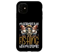 Fishing with My Gnomies Retirement Fishing Grandpa Life Coque pour iPhone 11