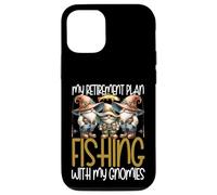 Fishing with My Gnomies Retirement Fishing Grandpa Life Coque pour iPhone 12/12 Pro