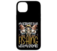 Fishing with My Gnomies Retirement Fishing Grandpa Life Coque pour iPhone 14 Plus