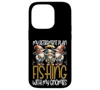 Fishing with My Gnomies Retirement Fishing Grandpa Life Coque pour iPhone 14 Pro