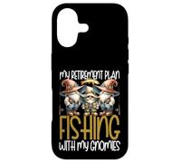 Fishing with My Gnomies Retirement Fishing Grandpa Life Coque pour iPhone 17