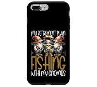 Fishing with My Gnomies Retirement Fishing Grandpa Life Coque pour iPhone 7 Plus/8 Plus