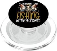 Fishing with My Gnomies Retirement Fishing Grandpa Life PopSockets PopGrip pour MagSafe