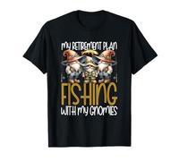 Fishing with My Gnomies Retirement Fishing Grandpa Life T-Shirt