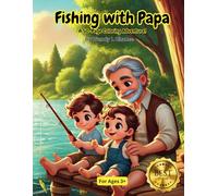 Fishing with Papa: 50-Page Coloring Bood