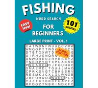 Fishing Word Search: Large Print Puzzles for Beginners