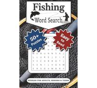 Fishing Word Search Puzzle Book: Word Search with Easy-to-Read Print about Fishing, Angling, Fly Fishing, Ocean Adventures, and Freshwater Fish | 50+ ... for Travel, Holidays, and Leisure Time