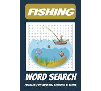 Fishing Word Search Puzzle Book: Word Searches with Easy to Read Print About Deep Sea, Lake, River Fishing and More | 6×9 inches, 110 pages, | 50+ ... Gift for Vacations, Holidays and Free Time