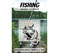 Fishing Word Search Puzzle Book: Word Searches with Easy to Read Print about Fish, Fishing, Other Fishing Related Things, and More | 6x9 inches, 110 ... Gift for Vacations, Holidays, and Free Time