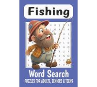 Fishing Word Search Puzzle Book: Word Searches with Easy to Read Print about Fishing, Deep Sea Fishing, Fly Fishing and More | 6x9 inches, 110 pages | ... … Gift for Vacations, Holidays and Free Time