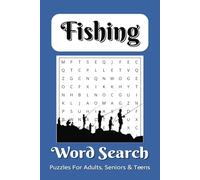 Fishing Word Search Puzzle Book: Word Searches with Easy to Read Print about Fishing, Fly Fishing, Angling and More | 6x9 inches, 110 pages | 50+ ... Gift for Vacations, Holidays and Free Times