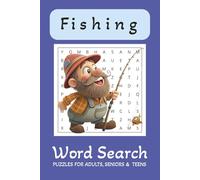 Fishing Word Search Puzzle Book: Word Searches with Easy to Read Print About Fishing, Fly Fishing, Sport of Fishing | 6x9 inches, 110 pages | 50+ Puzzles… Gift for Vacations, Holidays, Free Times