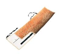 fishingPole Sleeve - 4-Compartment Cover Bag, 33 Inch fishingRod Case, Durable Protective Storage | Secure Rod Storage For Boat Shore Travel Lake River Outdoor FishingTrips Gadgets, Peau de croaker