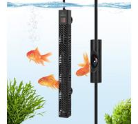 fishkeeper Chauffage d'aquarium submersible réglable de 25 W/50 W/100 W/200 W/300 W pour aquarium d'eau salée et d'eau douce avec affichage numérique LED et protection contre la surchauffe