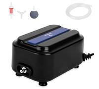 fishkeeper Pompe à air silencieuse pour Aquarium, 8W High Flow Dual Hole Pompe à air pour Grands Aquariums jusqu'à 520L, débit d'air 500LPH